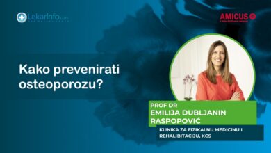 Prof. dr Emilija Dubljanin Raspopović, fizijatar: Kako prevenirati osteoporozu?