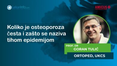 Prof. dr Goran Tulić, ortoped: Koliko je česta osteoporoza i zašto se naziva tihom epidemijom