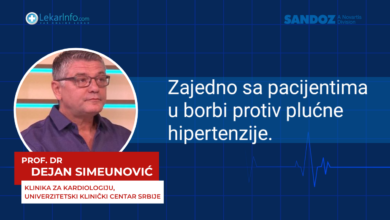 Prof. dr Dejan Simeunović: Zajedno sa pacijentima u borbi protiv plućne hipertenzije.
