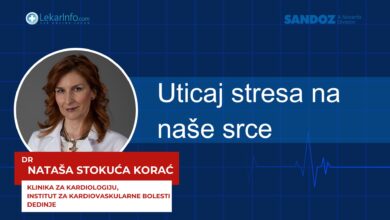 Dr Nataša Stokuća Korać: Uticaj stresa na naše srce.