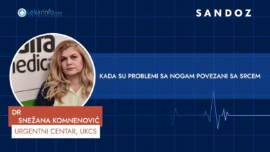 Dr Snežana Komnenović: Kada su problemi sa nogama povezani sa srcem 1 Dr Snežana Komnenović: Kada su problemi sa nogama povezani sa srcem